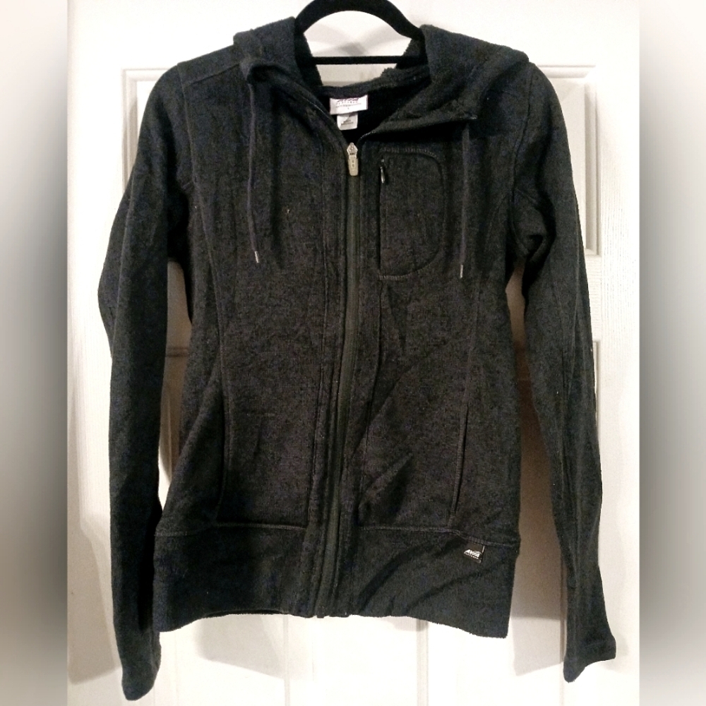 Avia Platinum Women's Long Sleeve Zip-Up Navy Blue Sweater/Jacket Sz S